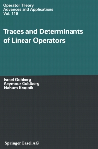 Cover image: Traces and Determinants of Linear Operators 9783034895514