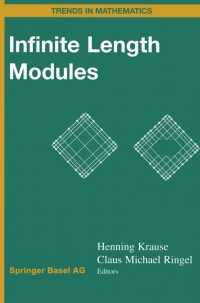 Imagen de portada: Infinite Length Modules 1st edition 9783764364137