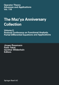 Titelbild: The Maz’ya Anniversary Collection 1st edition 9783034886727
