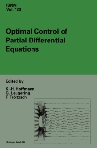 表紙画像: Optimal Control of Partial Differential Equations 1st edition 9783034897310