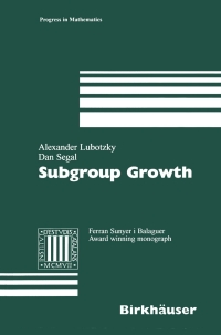 صورة الغلاف: Subgroup Growth 9783034898461