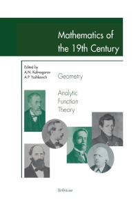 表紙画像: Mathematics of the 19th Century 9783034899338