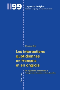 Immagine di copertina: Les interactions quotidiennes en français et en anglais 1st edition 9783034300278