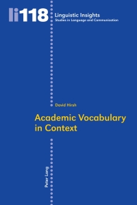 Titelbild: Academic Vocabulary in Context 1st edition 9783034304269