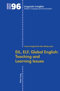 Imagen de portada: EIL, ELF, Global English: Teaching and Learning Issues 1st edition 9783034300100