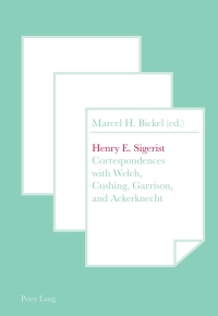 Cover image: Henry E. Sigerist 1st edition 9783034303200