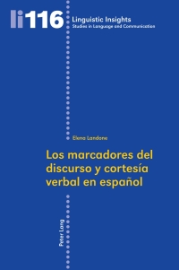 Cover image: Los marcadores del discurso y cortesía verbal en español 1st edition 9783034304139