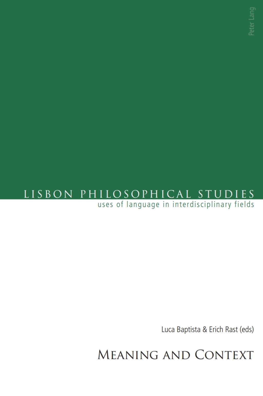 Meaning and Context 1st Edition