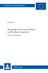Titelbild: Phonological Processing Abilities and Reading Competence 1st edition 9783034303941