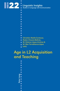 صورة الغلاف: Age in L2 Acquisition and Teaching 1st edition 9783039106684