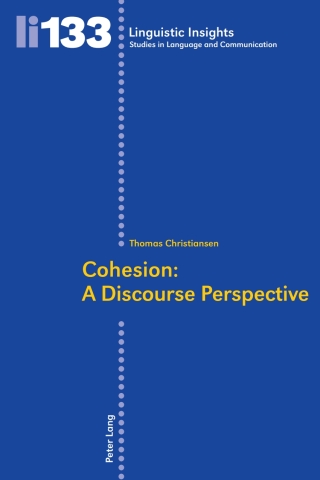 Cover image: Cohesion: A Discourse Perspective 1st edition 9783034306195