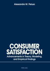 Cover image: Consumer Satisfaction 1st edition 9783034306362