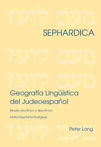 Titelbild: Geografía Lingüística del Judeoespañol 1st edition 9783039108466