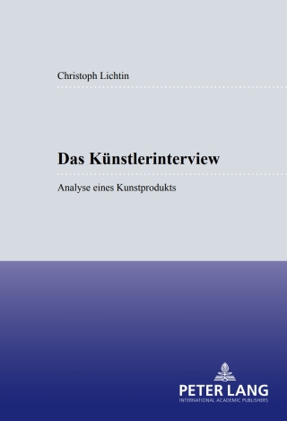 Cover image: Das Künstlerinterview 1st edition 9783039103461