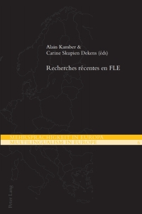 صورة الغلاف: Recherches récentes en FLE 1st edition 9783034311298