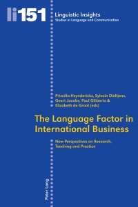 صورة الغلاف: The Language Factor in International Business 1st edition 9783034310901