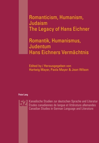 Imagen de portada: Romanticism, Humanism, Judaism- Romantik, Humanismus, Judentum 1st edition 9783034312295