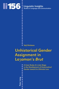 表紙画像: Unhistorical Gender Assignment in Layamons «Brut» 1st edition 9783034311243