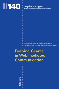 Cover image: Evolving Genres in Web-mediated Communication 1st edition 9783034310130