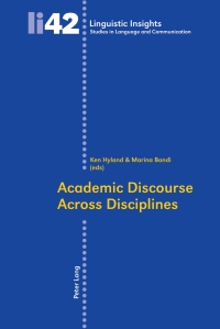 表紙画像: Academic Discourse Across Disciplines 1st edition 9783039111831
