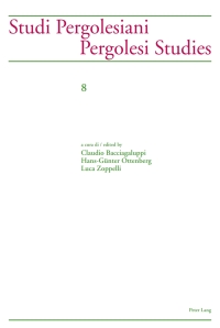 صورة الغلاف: Studi Pergolesiani- Pergolesi Studies 1st edition 9783034312066