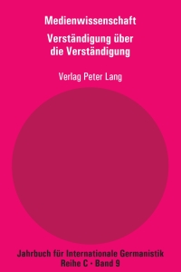 Cover image: Medienwissenschaft 1st edition 9783039117154