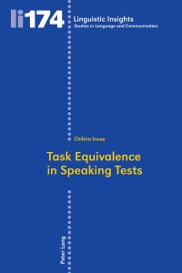 Imagen de portada: Task Equivalence in Speaking Tests 1st edition 9783034314176