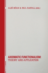 Imagen de portada: Axiomatic Functionalism: Theory and Application 1st edition 9783034310338