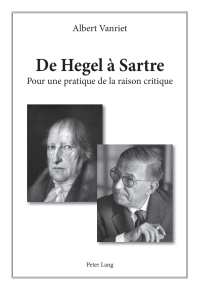 Cover image: De Hegel à Sartre 1st edition 9783034313940