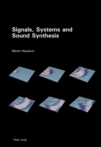 Imagen de portada: Signals, Systems and Sound Synthesis 1st edition 9783034314282