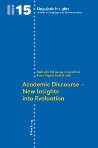 Imagen de portada: Academic Discourse  New Insights into Evaluation 1st edition 9783039103539