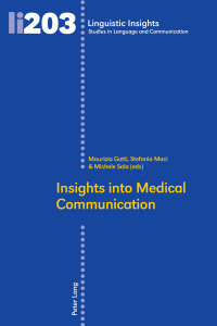 صورة الغلاف: Insights Into Medical Communication 1st edition 9783034316941