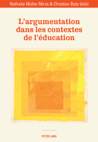 Cover image: Largumentation dans les contextes de léducation 1st edition 9783034316729