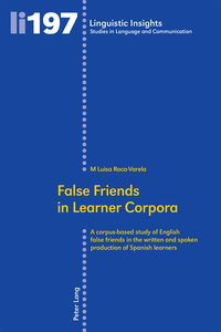 Titelbild: False Friends in Learner Corpora 1st edition 9783034316200