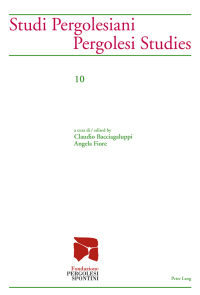 Cover image: Studi Pergolesiani- Pergolesi Studies 1st edition 9783034316095