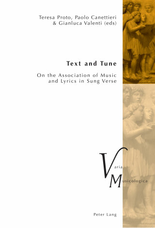 صورة الغلاف: Text and Tune 1st edition 9783034315609