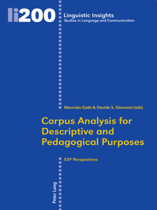 Cover image: Corpus Analysis for Descriptive and Pedagogical Purposes 1st edition 9783034315166
