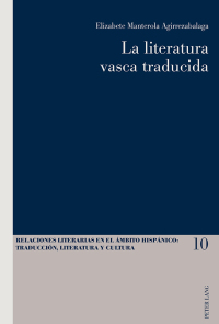 صورة الغلاف: La literatura vasca traducida 1st edition 9783034314909