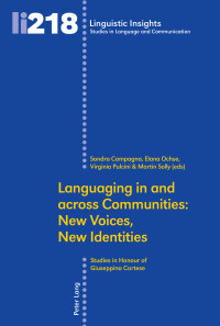 Cover image: Languaging in and across Communities: New Voices, New Identities 1st edition 9783034320733