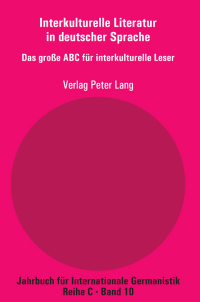 Cover image: Interkulturelle Literatur in deutscher Sprache 1st edition 9783034320467