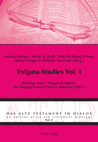 صورة الغلاف: Vulgata-Studies Vol. I 1st edition 9783034314787