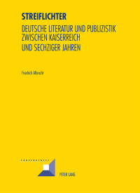 Imagen de portada: Streiflichter 1st edition 9783034314596