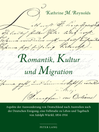 صورة الغلاف: Romantik, Kultur und Migration 1st edition 9783034313049