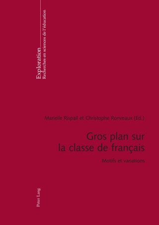 Imagen de portada: Gros plan sur la classe de français 1st edition 9783034300902