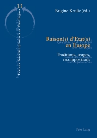 Cover image: Raison(s) dEtat(s) en Europe 1st edition 9783034304191