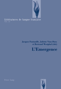 Immagine di copertina: LEmergence 1st edition 9783034305136