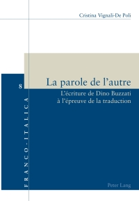 Cover image: La parole de lautre 1st edition 9783034305945