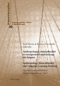 Cover image: Anthropologies, interculturalité et enseignement-apprentissage des langues- Anthropology, Interculturality and Language Learning-Teaching 1st edition 9783034311182