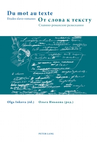 Cover image: Du mot au texte- т слова к тексту 1st edition 9783034312370