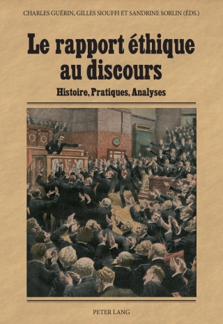 Imagen de portada: Le rapport éthique au discours 1st edition 9783034312400